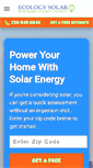 Mobile Screenshot of ecology-solar.com